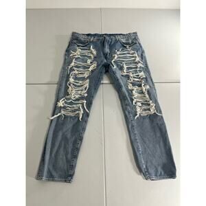Levi’s Hi Ball Jeans Women’s Size 38 Light Wash Ripped